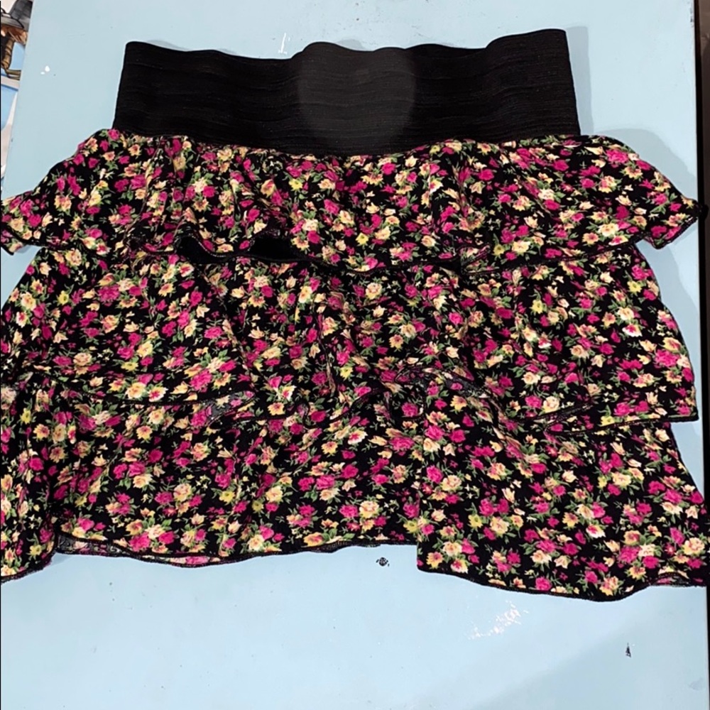 Floral Mini skirt